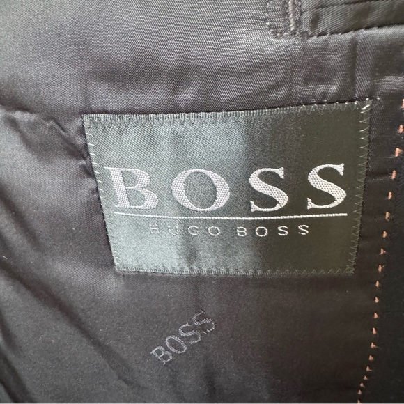 HUGO BOSS Wool Blend Black Blazer - Picture 5 of 10